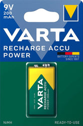 Varta Επαναφορτιζόμενη Μπαταρία R2U 9V 200mAh (1τμχ)